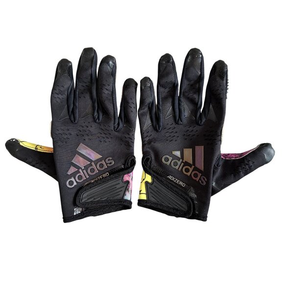 Adidas Adizero Football Gloves Multi-Color Player ID SFIA Certified - Picture 2 of 6